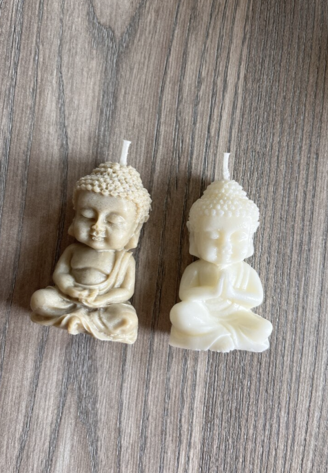 Velas con forma de Buda