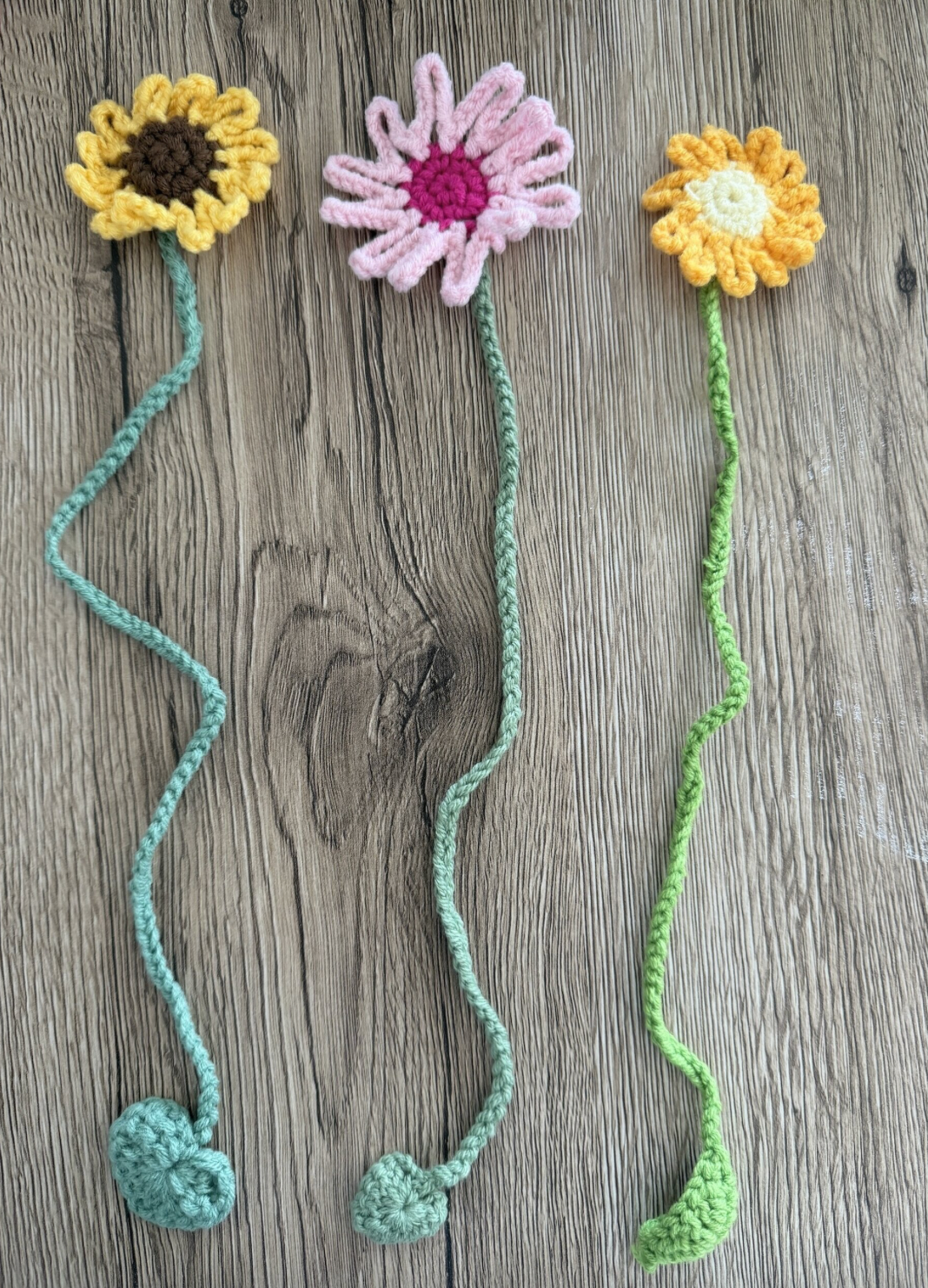 Marcapáginas Flor Crochet