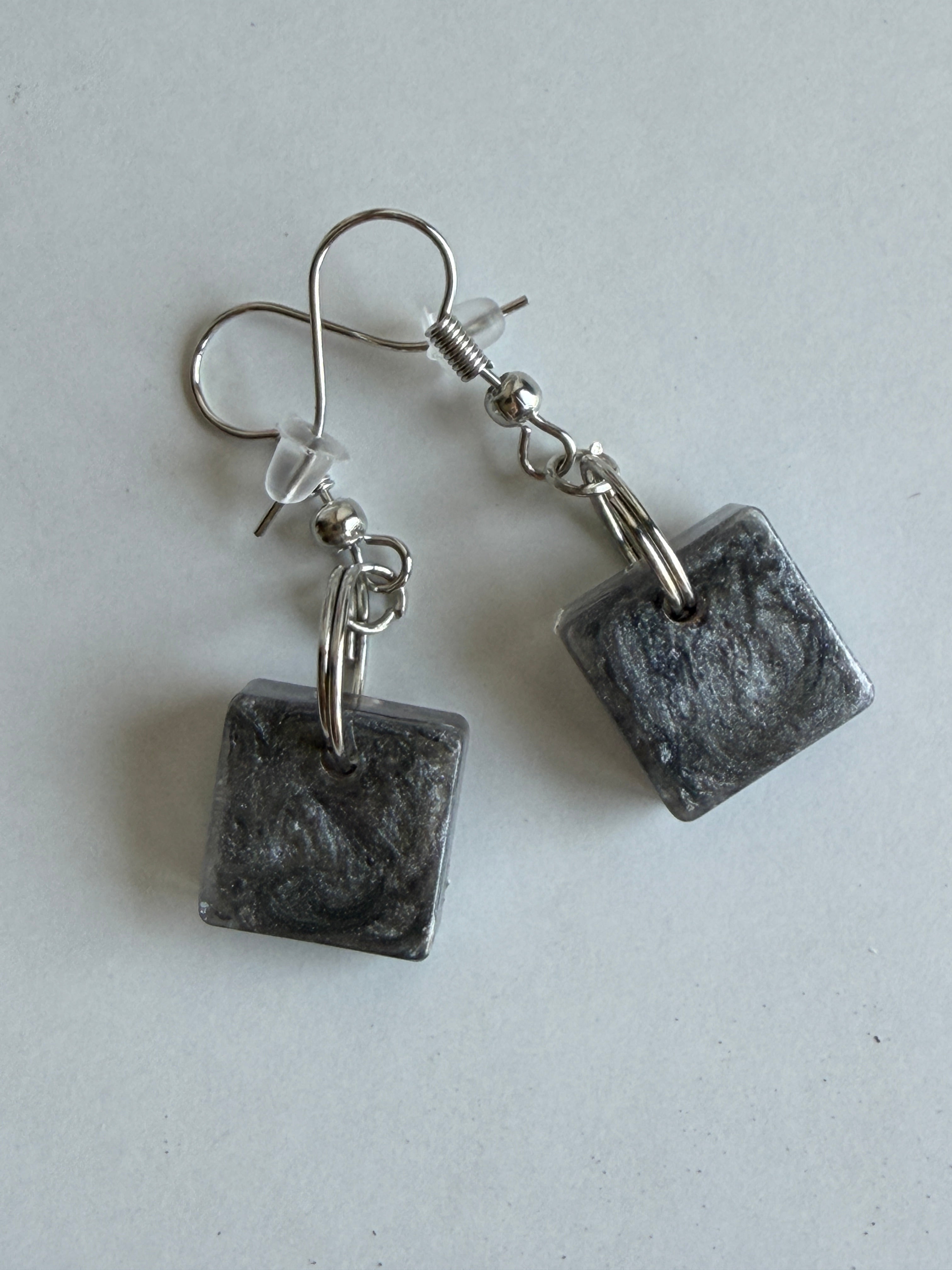 Pendientes en resina