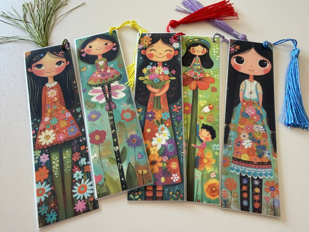 Marcapáginas Muñecas Cozy