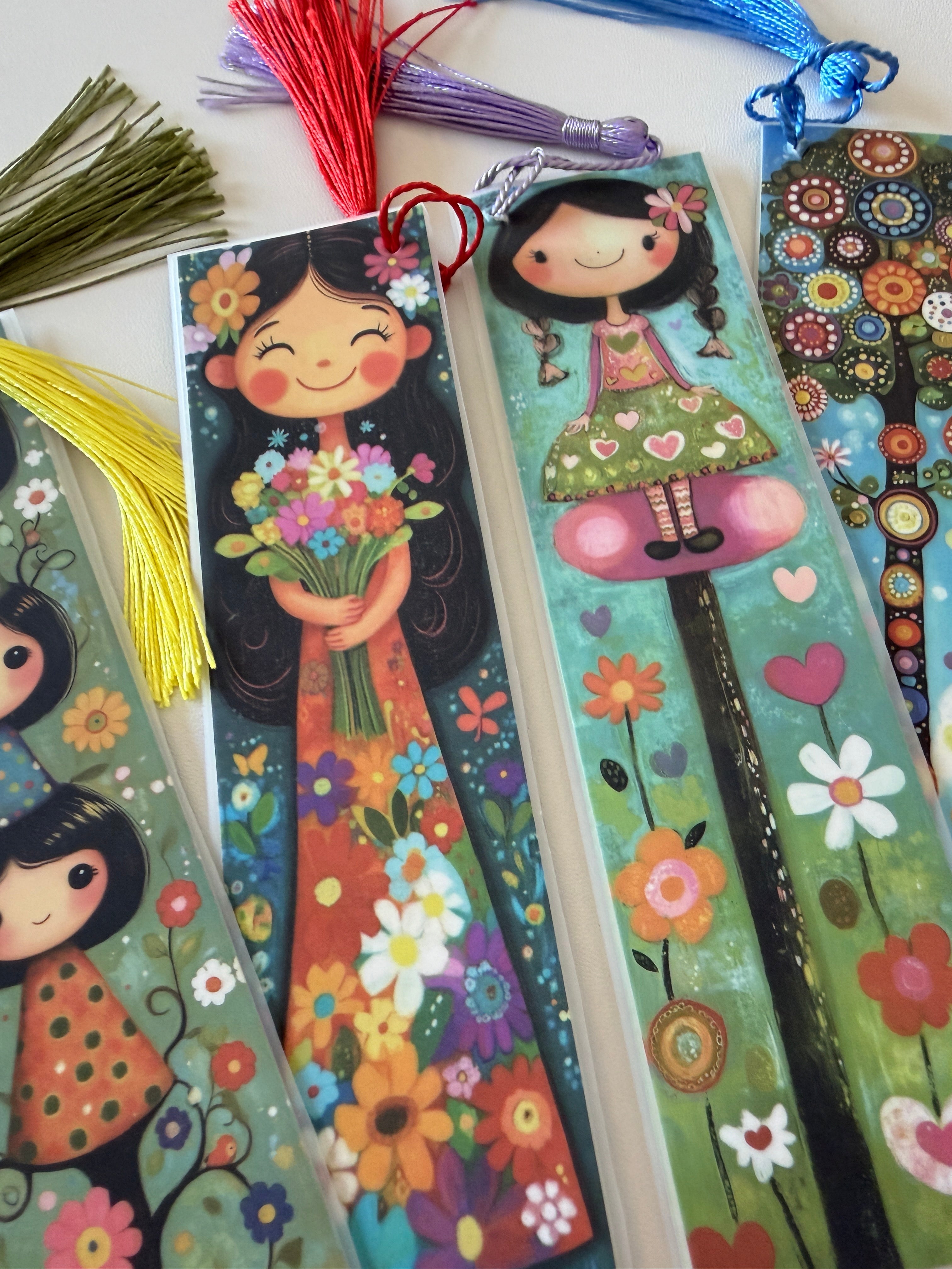 Marcapáginas Muñecas Cozy