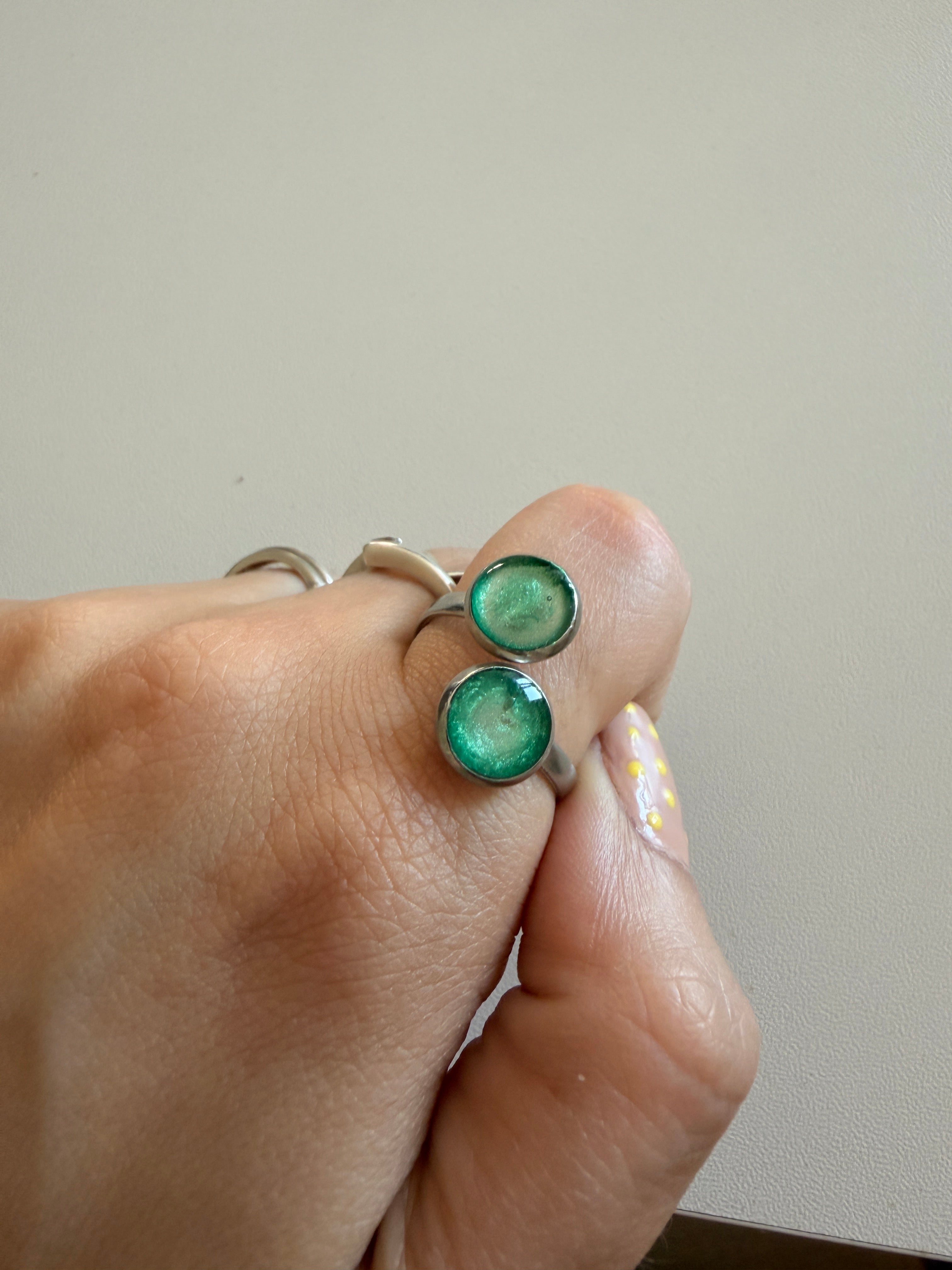 Anillo Doble Acero Inoxidable
