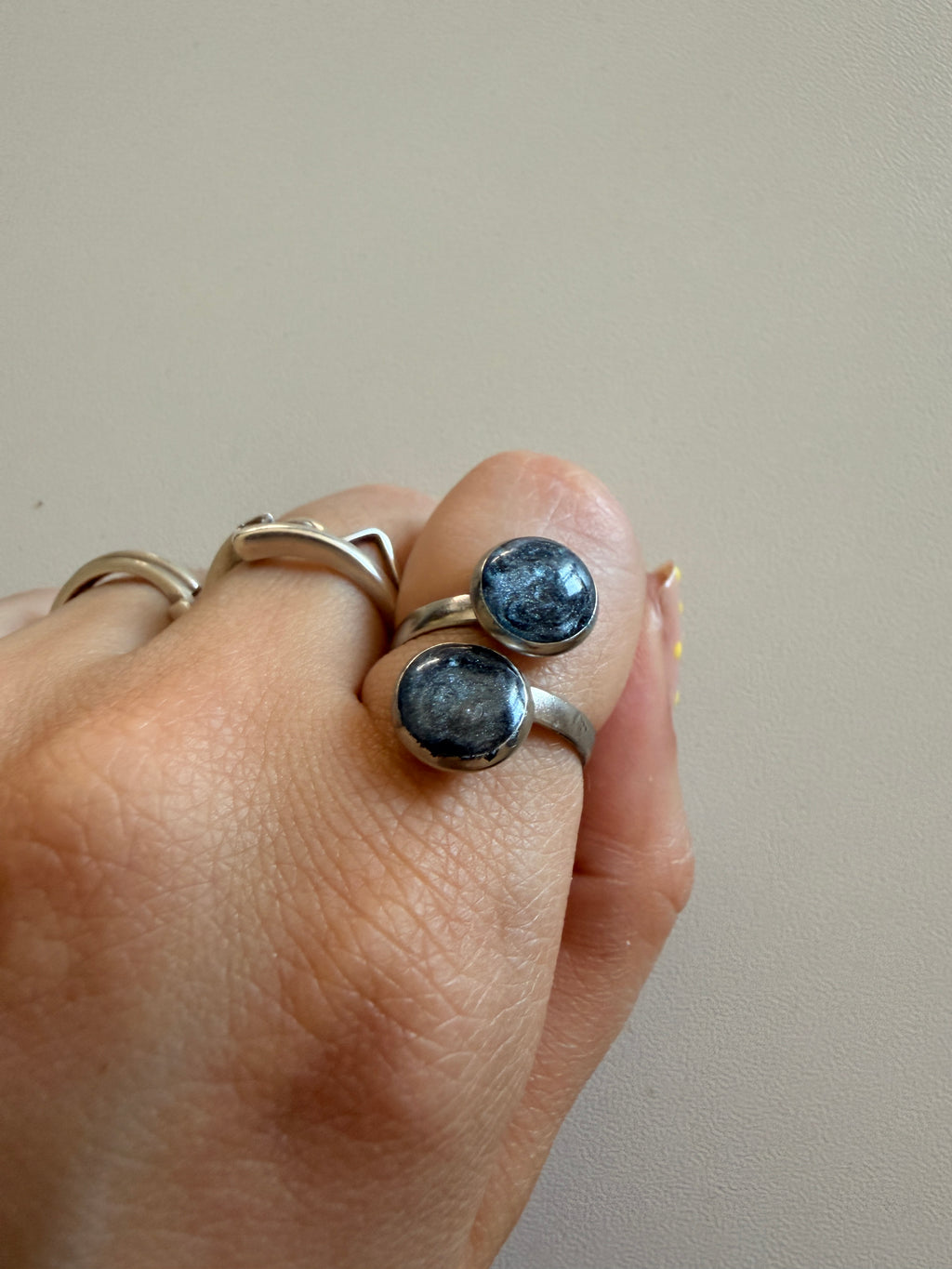 Anillo Doble Acero Inoxidable