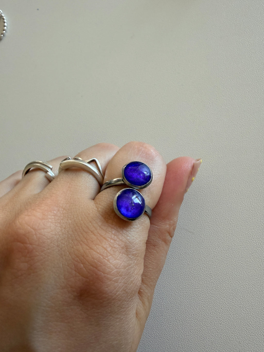 Anillo Doble Acero Inoxidable