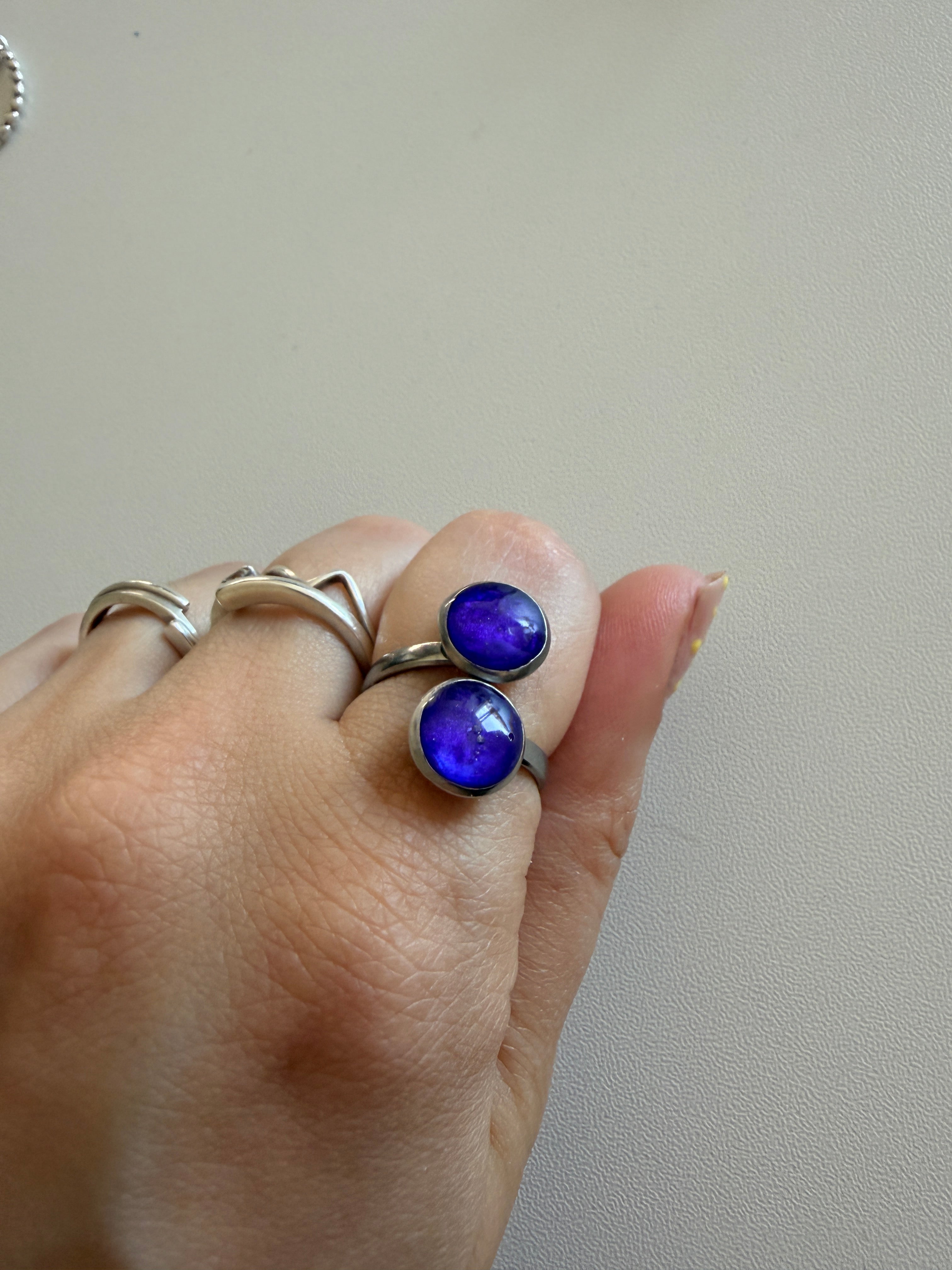 Anillo Doble Acero Inoxidable