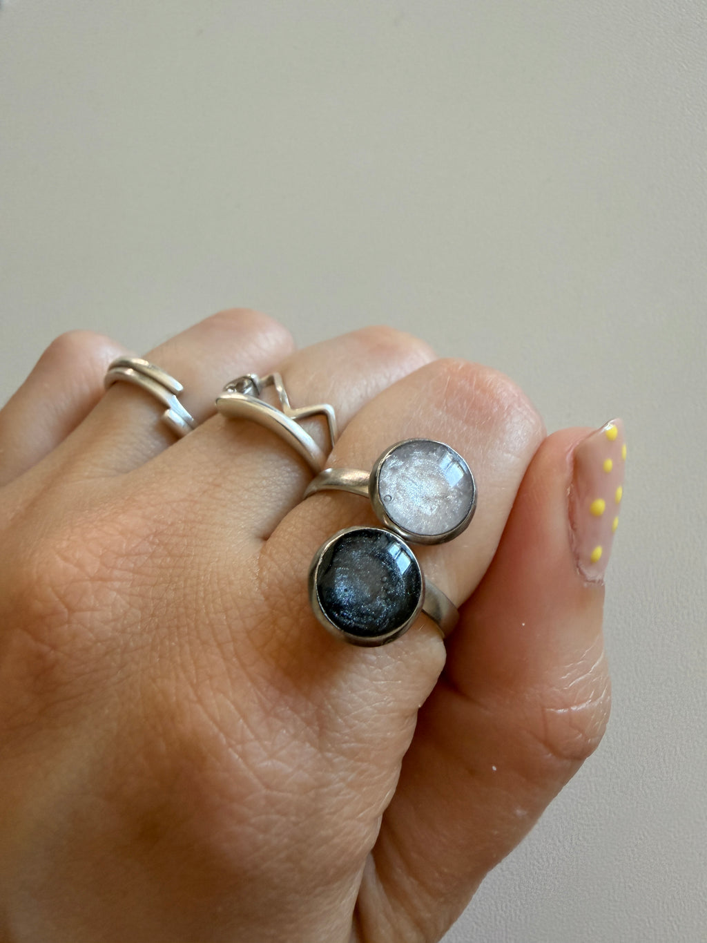 Anillo Doble Acero Inoxidable