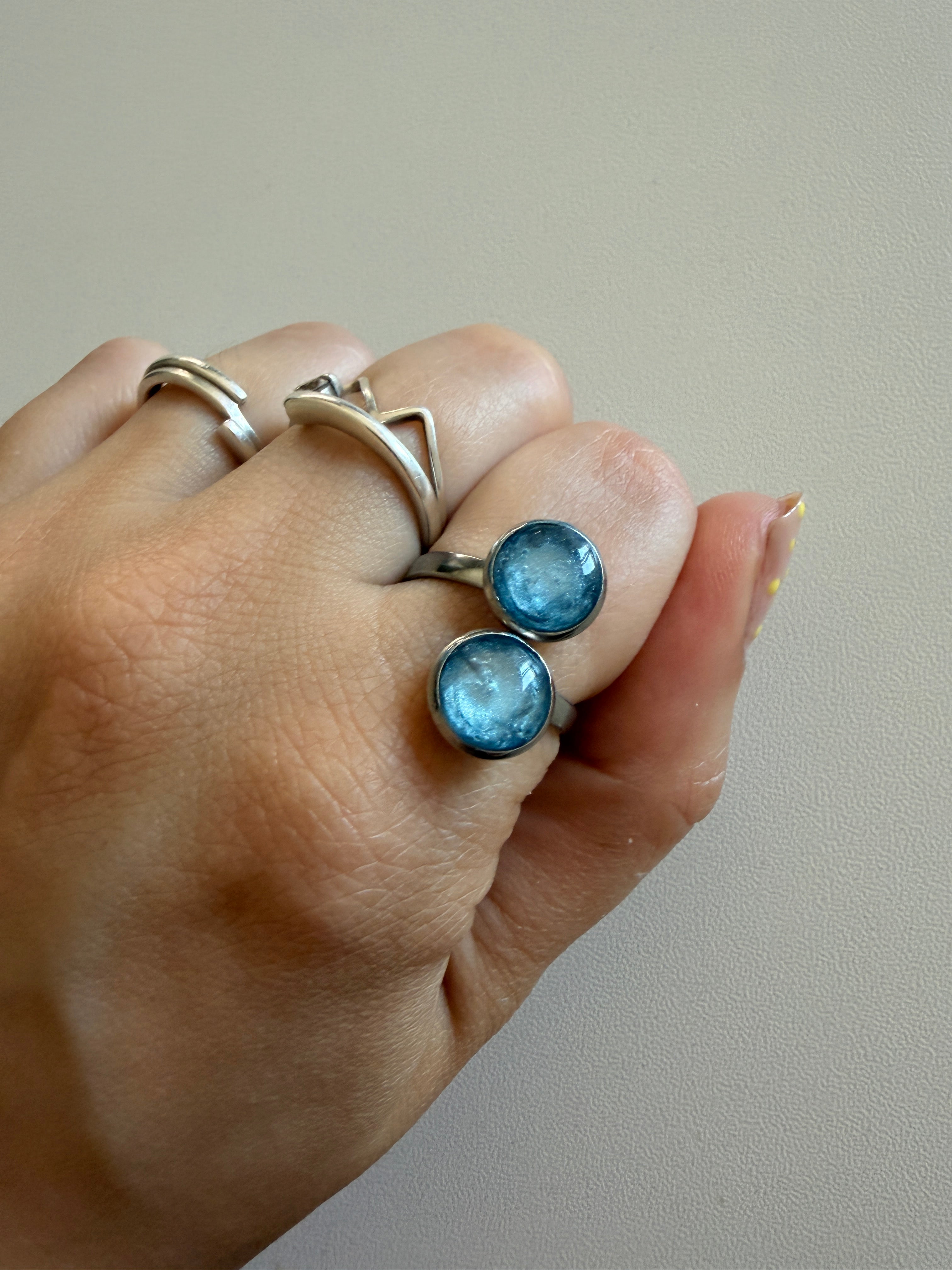 Anillo Doble Acero Inoxidable