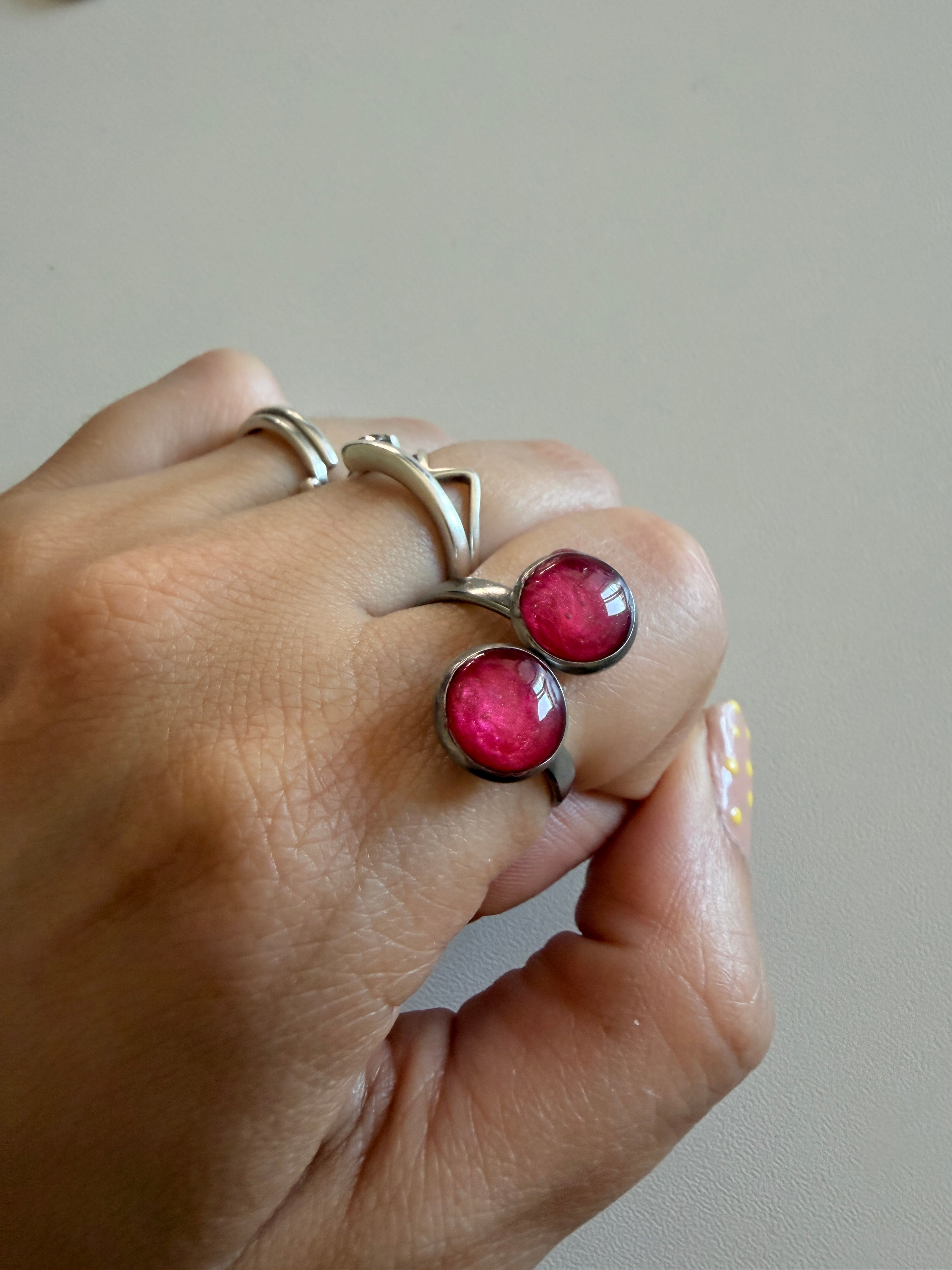 Anillo Doble Acero Inoxidable
