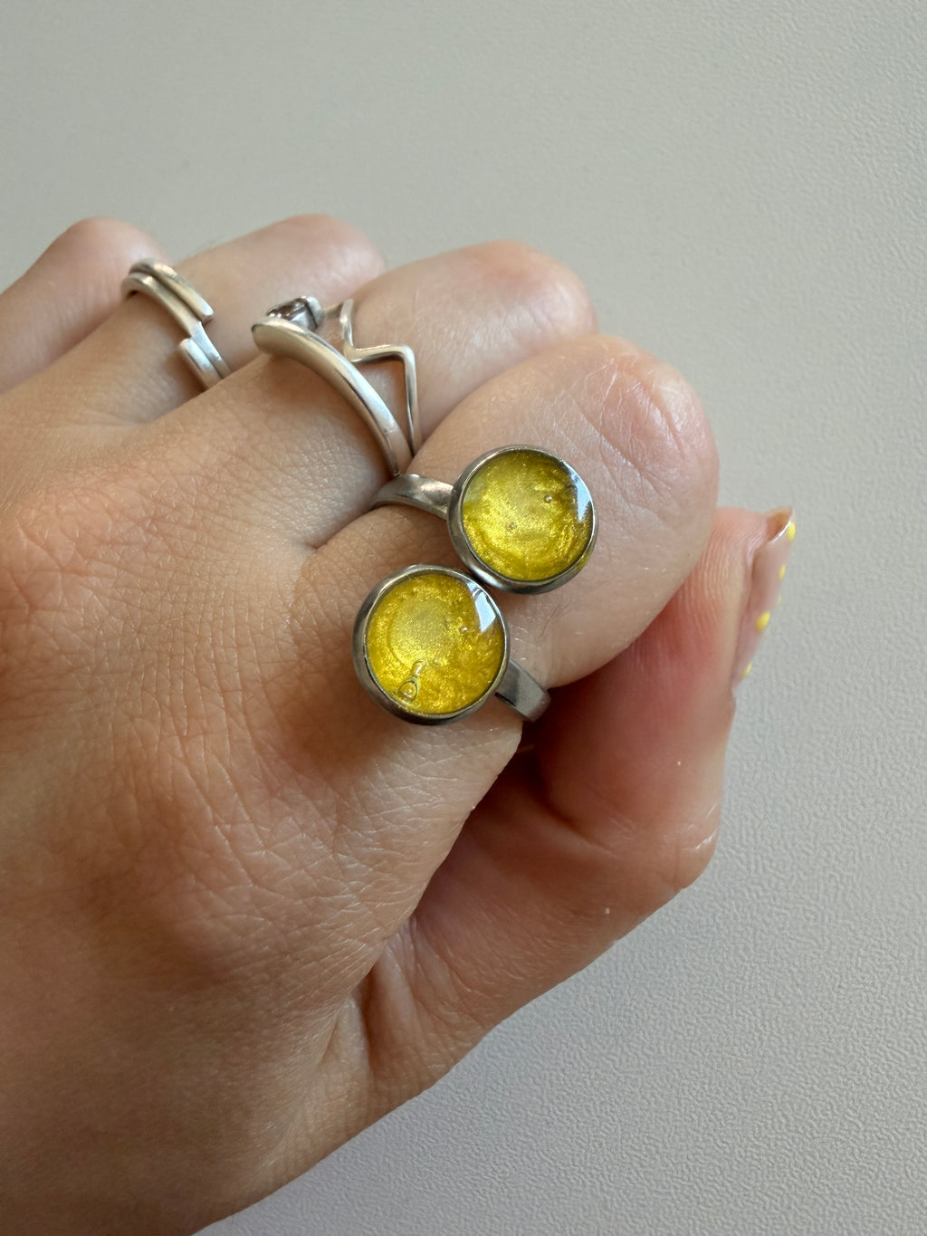 Anillo Doble Acero Inoxidable